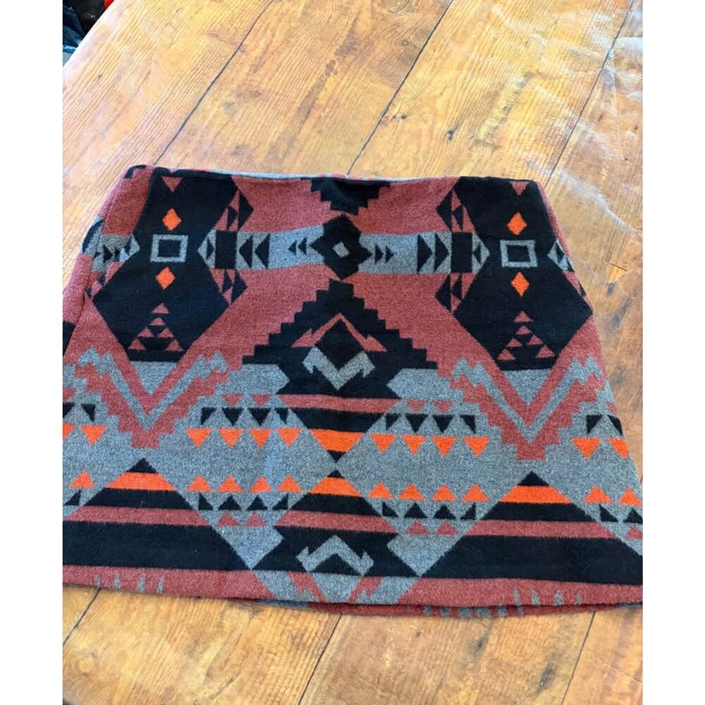Sz 14 -GAP Southwestern‎ Wool Blend Skirt